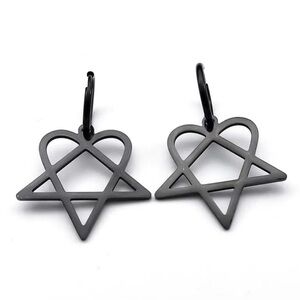 HIM Heartagram Earrings